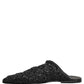 Dolce & Gabbana Black Mules Slides Slippers Men Flats Shoes