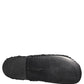 Dolce & Gabbana Black Straw Raffia Slides Sandals Flats Shoes