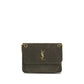Saint Laurent Gray Lamb Ovis Aries Aries Shoulder Bag