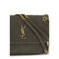 Saint Laurent Gray Lamb Ovis Aries Aries Shoulder Bag