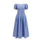Ganni Blue Cotton Casual Dress