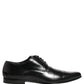 Dolce & Gabbana Black Leather Derby Dress Men Formal Shoes