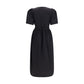 Ganni Black Cotton Casual Dress