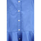 Ganni Blue Cotton Casual Dress