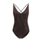 Brunello Cucinelli Brown Nylon One-Piece Swimsuit