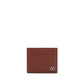 Valentino Garavani Bordeaux Calf Leather Bos Taurus Wallet
