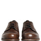 Dolce & Gabbana Brown Leather Derby Dress Men Formal Shoes