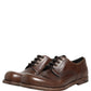 Dolce & Gabbana Brown Leather Derby Dress Men Formal Shoes