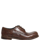 Dolce & Gabbana Brown Leather Derby Dress Men Formal Shoes