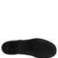 Dolce & Gabbana Black Leather Men Derby Dress Formal Shoes