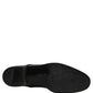 Dolce & Gabbana Black Leather Men Derby Dress Men Formal Shoes