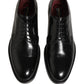 Dolce & Gabbana Black Leather Derby Dress Men Formal Shoes