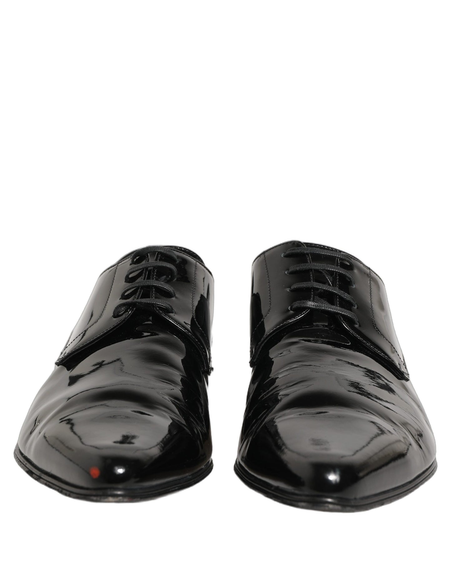 Dolce & Gabbana Black Leather Derby Dress Men Formal Shoes