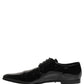 Dolce & Gabbana Black Leather Derby Dress Men Formal Shoes