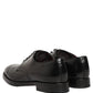 Dolce & Gabbana Black Leather Derby Dress Men Formal Shoes