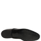 Dolce & Gabbana Black Leather Men Derby Dress Formal Shoes