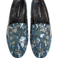 Dolce & Gabbana Multicolor Embroidered Sequin Loafers Shoes
