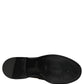 Dolce & Gabbana Black Leather Formal Men Dress Loafers Shoes