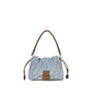 Fendi Blue Cotton Shoulder Bag