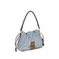 Fendi Blue Cotton Shoulder Bag