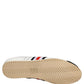 Dolce & Gabbana Black White Leather Suede Low Top Sneakers Shoes