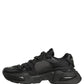 Dolce & Gabbana Black Airmaster Low Top Sneakers Shoes