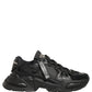 Dolce & Gabbana Black Airmaster Low Top Sneakers Shoes