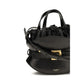 Balmain Black Calf Leather Bos Taurus Shoulder Bag
