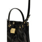 Balmain Black Calf Leather Bos Taurus Backet Bag