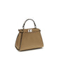 Fendi Beige Calf Leather Bos Taurus Handbag