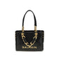 Balmain Black Calf Leather Bos Taurus Shoulder Bag