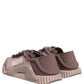 Dolce & Gabbana Pink Lace NS1 Low Top Sneaker Sports Shoes