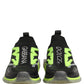 Dolce & Gabbana Black Green Sorrento Low Top Sneakers Shoes