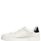 Dolce & Gabbana White Black Leather Lace Up Sneakers Shoes