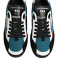 Dolce & Gabbana Multicolor Leather MIAMI Low Top Men Sneakers Shoes