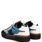 Dolce & Gabbana Multicolor Leather MIAMI Low Top Men Sneakers Shoes