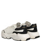 Dolce & Gabbana White Black Daymaster Low Top Men Sneakers Shoes