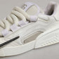 Dolce & Gabbana White Leather Portofino Space Sneakers Shoes