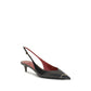 Valentino Garavani Black Calf Leather Bos Taurus High Heel Pumps