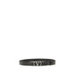 Valentino Garavani Black Calf Leather Bos Taurus Regular Belt