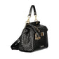 Mario Valentino Black Polyurethane Women's Bag with Adjustable Strap