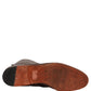 Dolce & Gabbana Brown Leather Lace Up Mid Calf Boots Shoes