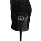 Dolce & Gabbana Black Taormina Lace Socks Boots Pumps Shoes