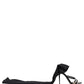 Dolce & Gabbana Stiletto Sandals Socks Knee High Boots Black