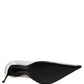 Dolce & Gabbana White Tulle Stretch Mesh Sock Boots Shoes