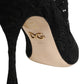 Dolce & Gabbana Black Socks Taormina Lace Pumps Boots Shoes