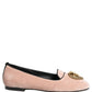 Dolce & Gabbana Pink Velvet Devotion Loafers Flats Shoes