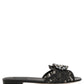 Dolce & Gabbana Black Devotion Lace Flats Slip On Shoes