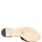 Dolce & Gabbana Black Devotion Lace Flats Slip On Shoes