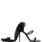 Dolce & Gabbana Black Stiletto Sandals Socks High Boots Shoes